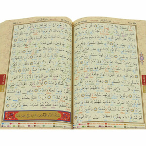 Quran mit integrierten Tajweedregeln