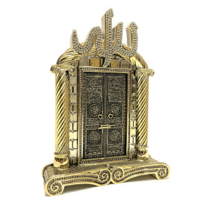 T&uuml;r der Kaaba in Gold als Dekoartikel, 25 cm