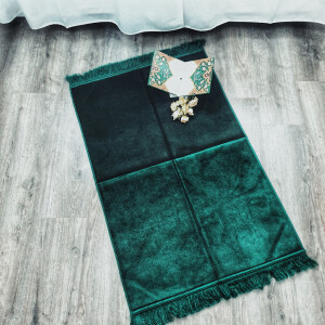 Blanker Gebetsteppich ohne Ornamente, 70 x 110 cm...