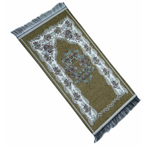 Mini Gebetsteppich mit Blumen-Muster, 60 x 33 cm