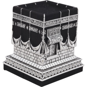 Modell der Kaaba in Silber Klein