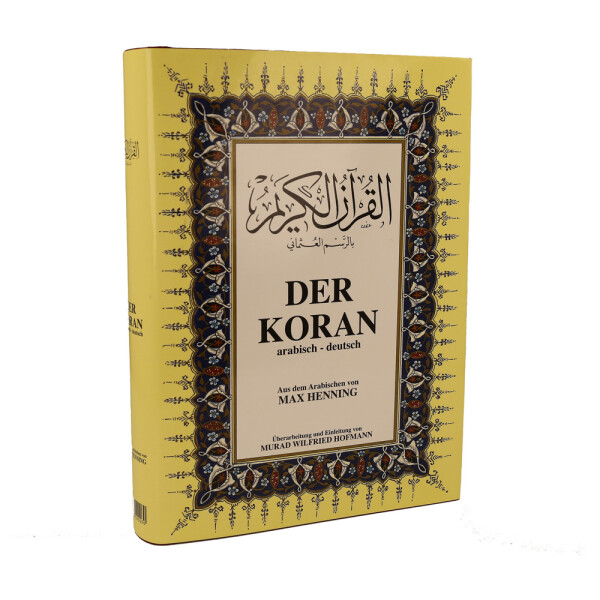 Der Koran, Arabisch-Deutsch, von Max Henning, Hardcover A6