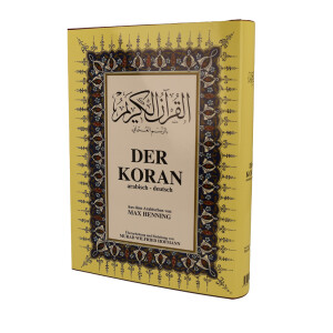 Der Koran, Arabisch-Deutsch, von Max Henning, Hardcover A6