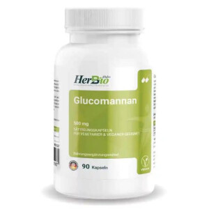 Glucomannan 500 mg (90 vegane Kapseln)