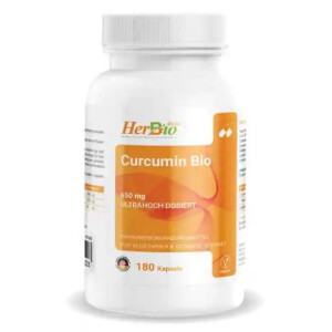 Curcumin Bio 650 mg (180 vegane Kapseln)